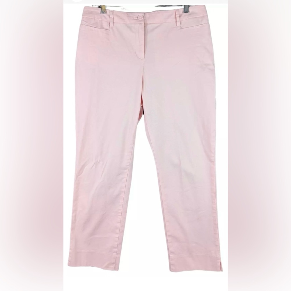 Talbots curvy light pink chino